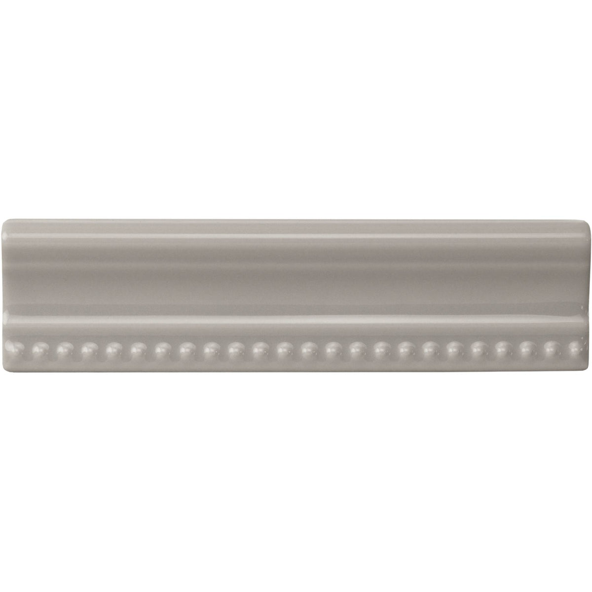 Westminster Grey Hogarth Moulding Ceramic Wall Tile 152x38mm - Gloss