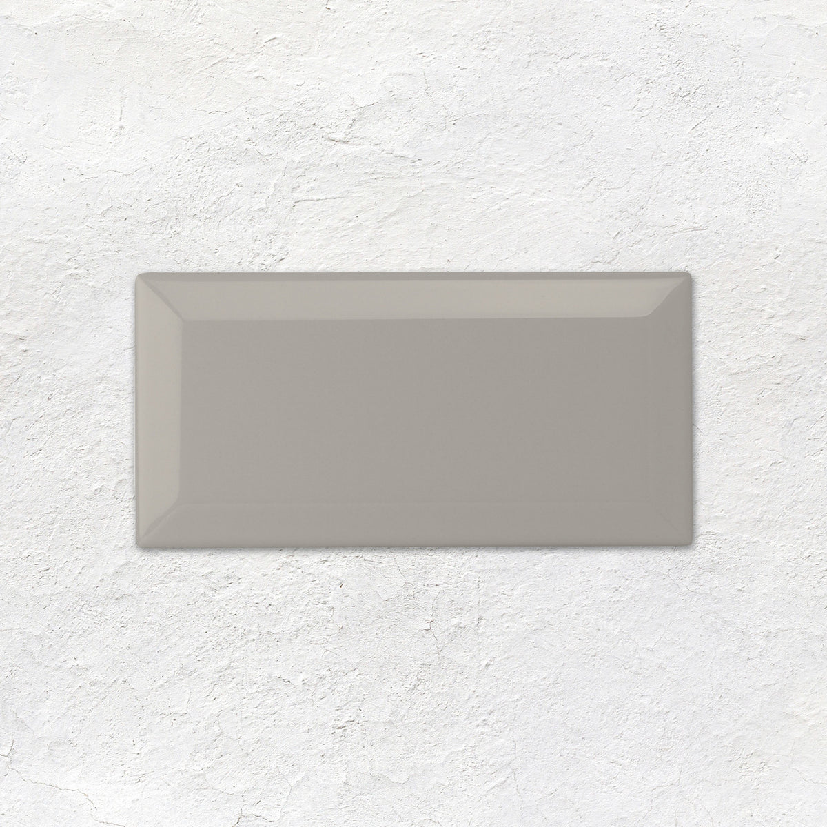 Westminster Grey Metro Bevelled Tile 150x75mm - Ceramic - Gloss