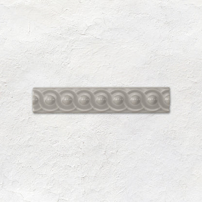 Westminster Grey Scroll Moulding Ceramic Wall Tile 152x29mm