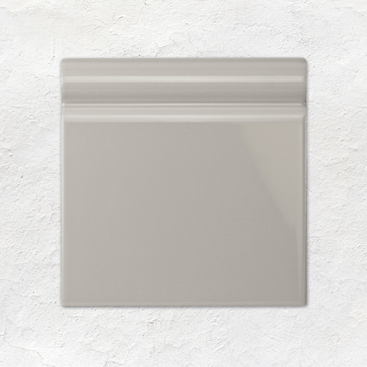 Westminster Grey Skirting Tile 152x152mm - Ceramic - Gloss