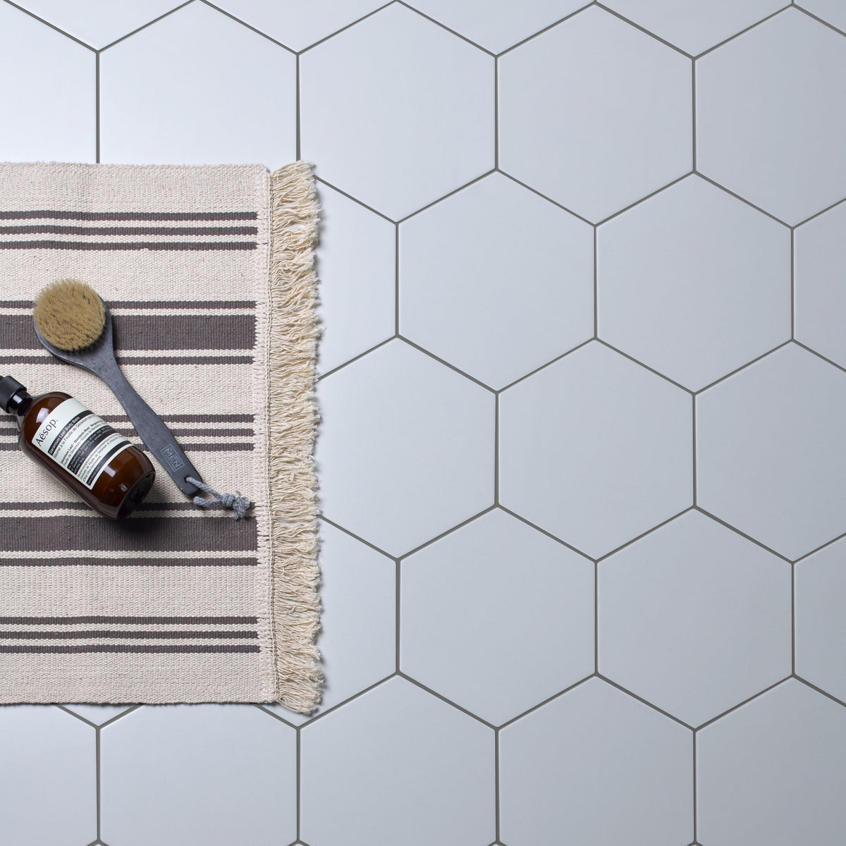 Ca'Pietra Resin-Cement Grout in Iron Grey, shade No.09, a matt iron grey coloured tile grout