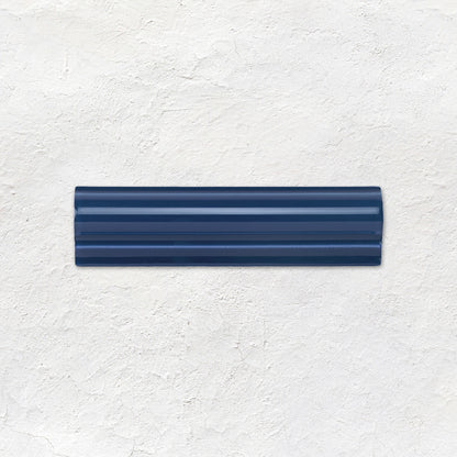 Windsor Blue Albert Moulding Ceramic Wall Tile 152x40mm