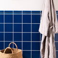 Windsor Blue Astragal Moulding Ceramic Wall Tile 152x21mm