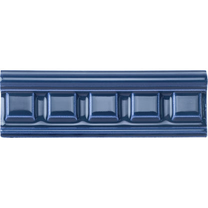 Windsor Blue Dentil Moulding Ceramic Wall Tile 152x50mm