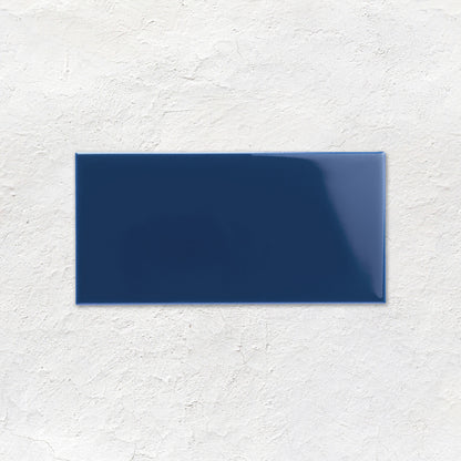 Windsor Blue Half Tile 152x76mm
