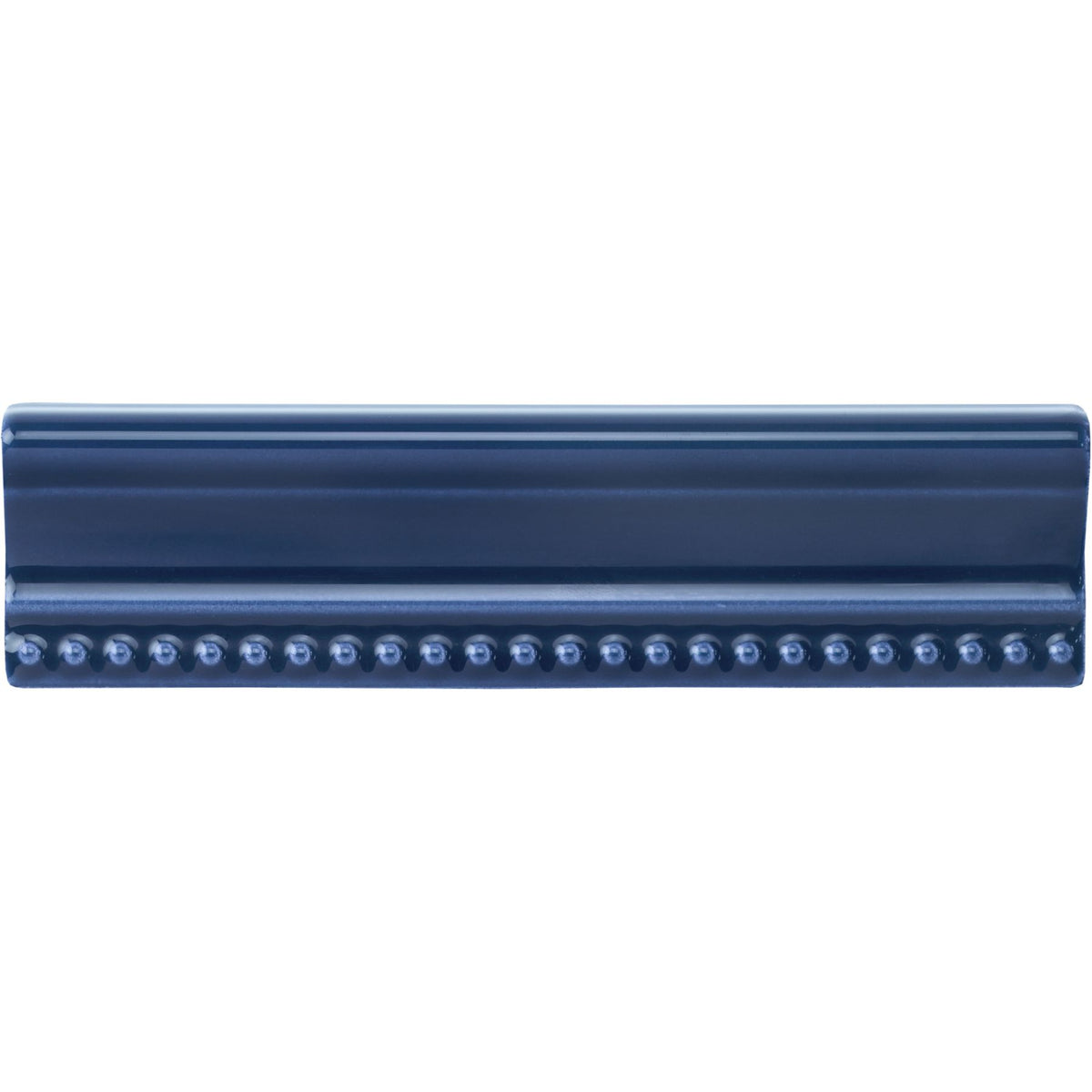 Windsor Blue Hogarth Moulding Ceramic Wall Tile 152x38mm