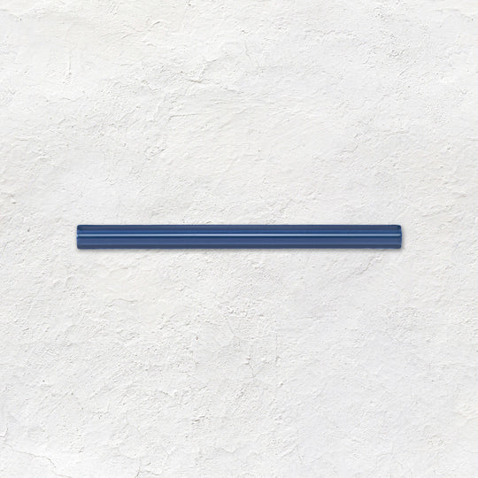 Windsor Blue Omega Moulding Ceramic Wall Tile 152x12mm