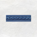 Windsor Blue Rope Moulding Ceramic Wall Tile 152x40mm