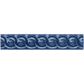 Windsor Blue Scroll Moulding Ceramic Wall Tile 152x29mm