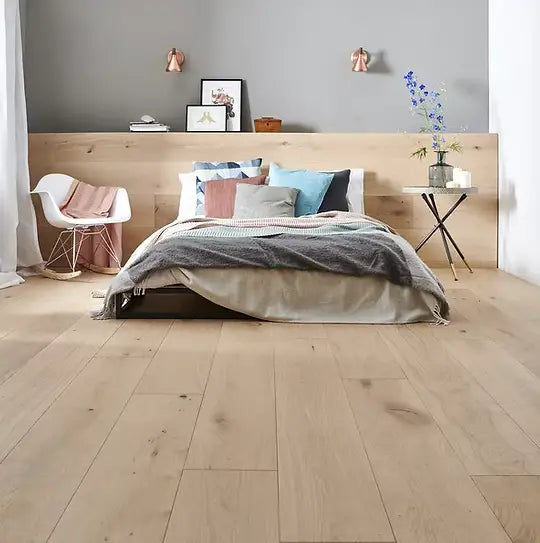 Woodpecker Harlech raw oak engineered wooden flooring