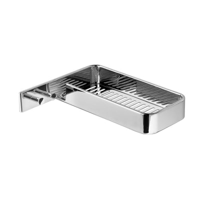 Il Giglio Corner Shower Basket with Hooks in Chrome - Origins Living, view 3