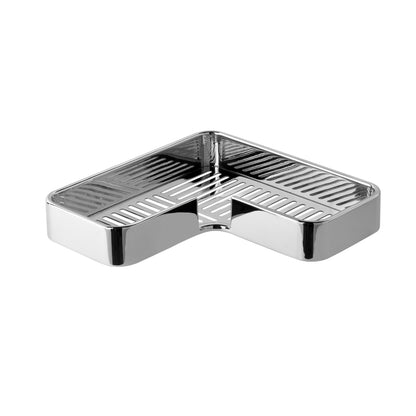 Il Giglio Twin Corner Shower Basket in Chrome - Origins Living, view 3