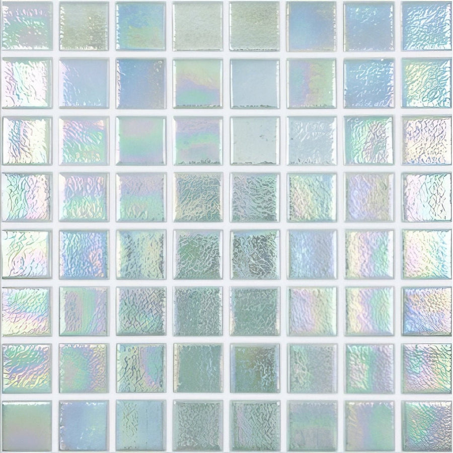 Abalone Jade Iridescent Glass Mosaic Wall & Floor Tile 309x309mm