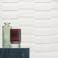 Acorn white exact decor deep red textured glass tumbler with faceted pattern and clear base for stylish use