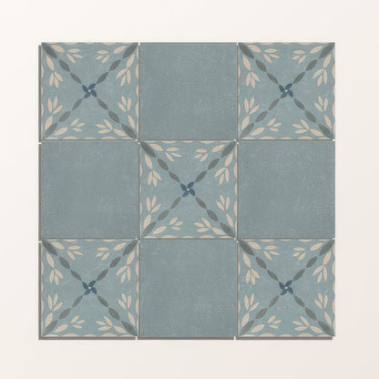 Adventuras Blue Field Porcelain