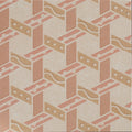 Beige and terracotta geometric patterned porcelain tile with subtle textured finish from adventuras malla terracotta series