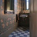 Aventuras Navy Field Porcelain navy patterned porcelain tiles