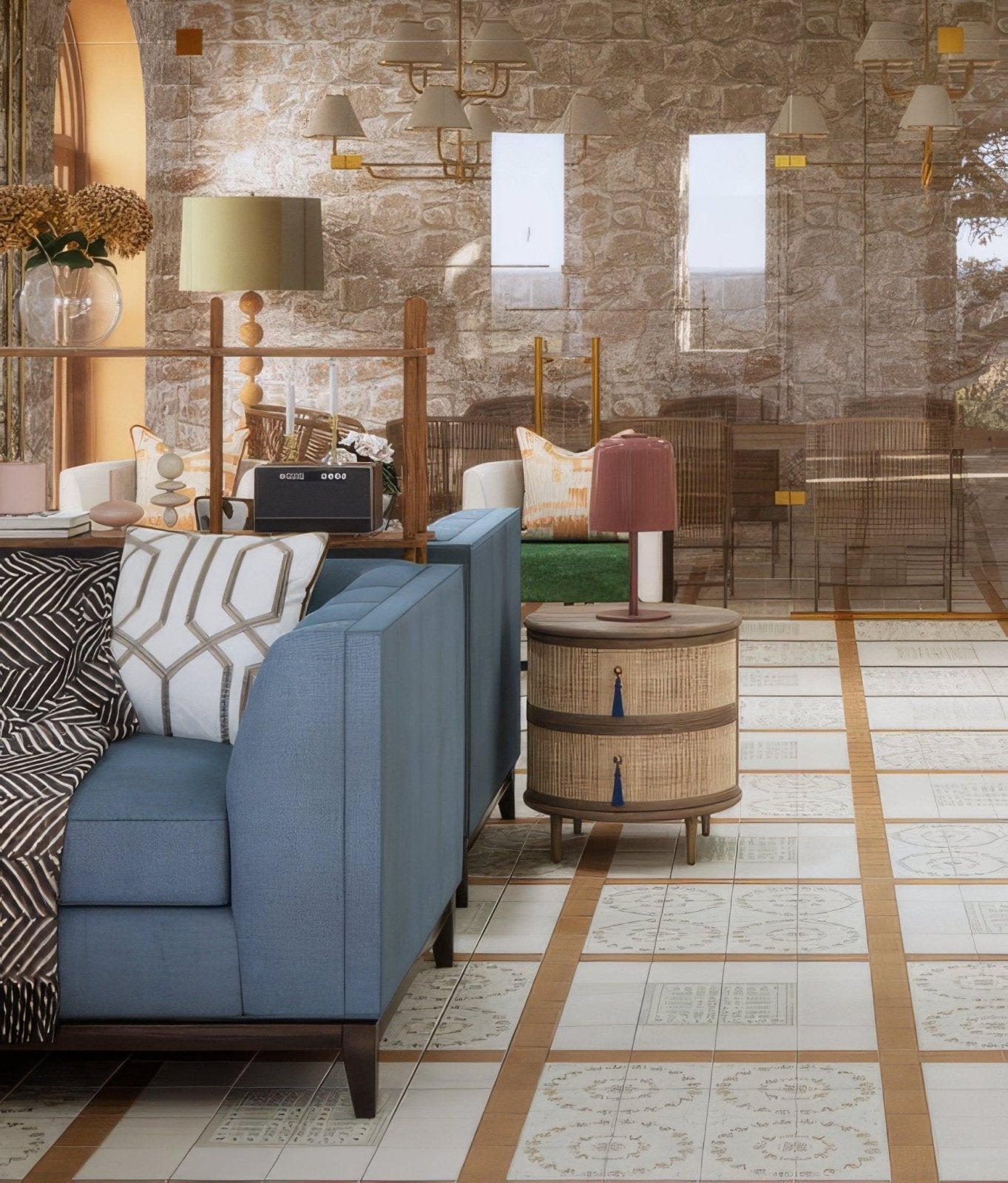 Adventuras Palma Olive Porcelain