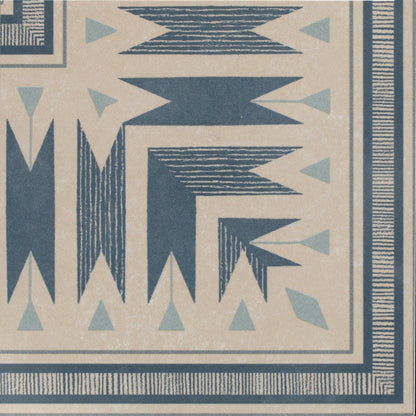 Adventuras Ziggy Corner Blue Porcelain