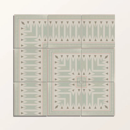 Adventuras Ziggy Corner Olive Porcelain