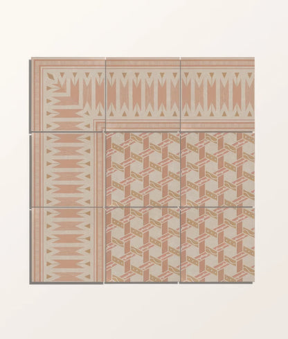 Adventuras Ziggy Corner Terracotta Porcelain