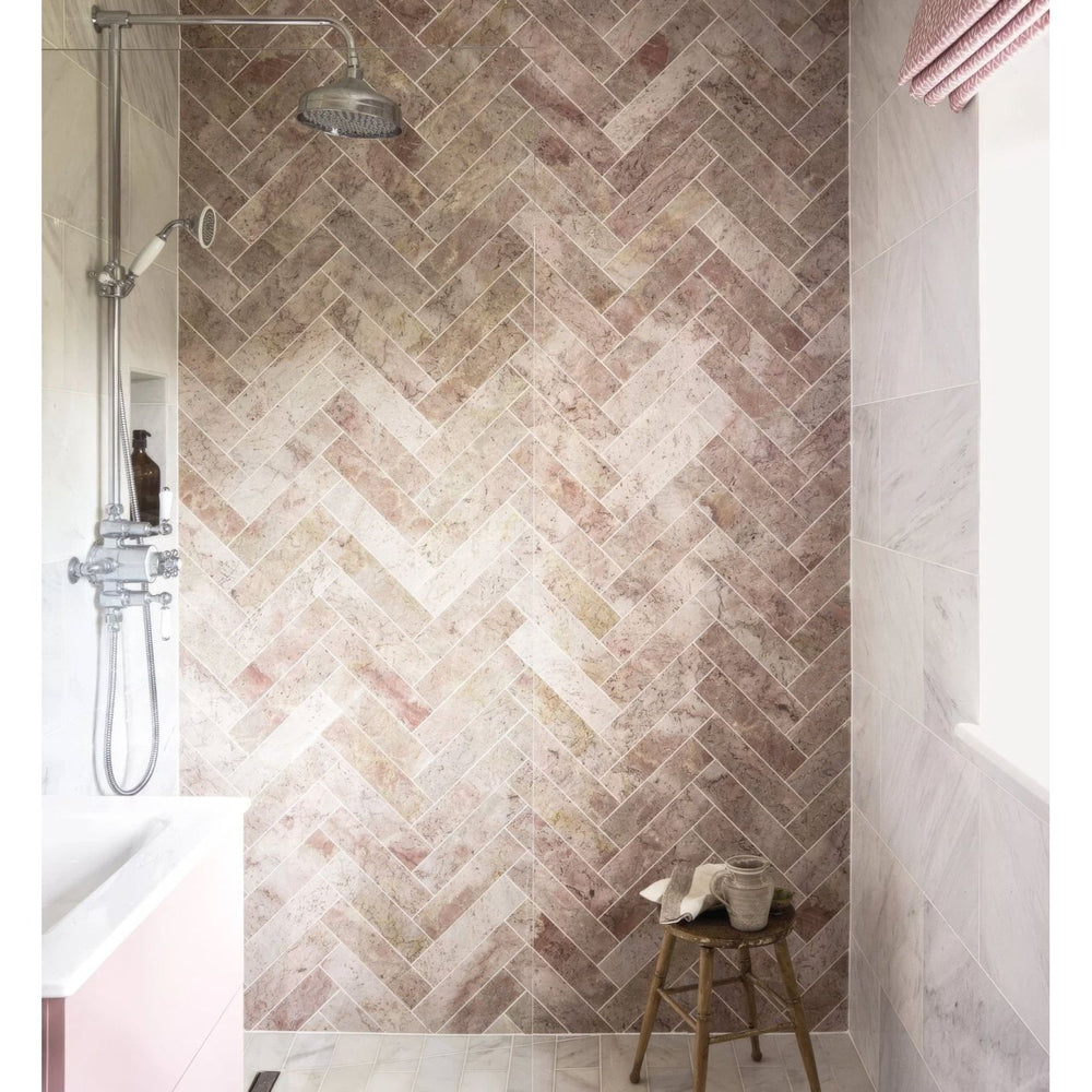 Aegean Pink Marble 7.5 x 30.5cm