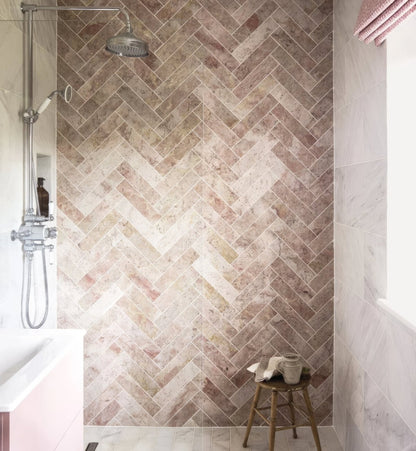 Aegean Pink Marble 7.5 x 30.5cm