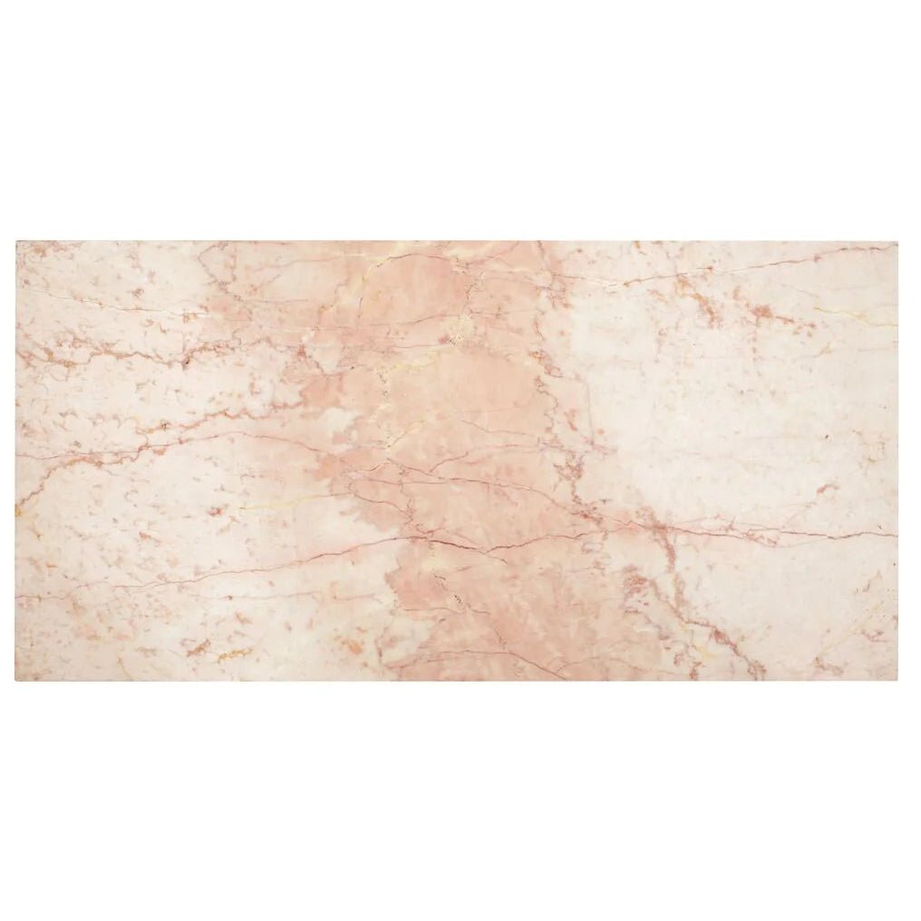 Aegean pink marble tile 30x60cm with light pink color subtle veining and smooth polished surface