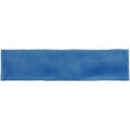 Agapanthus large brick tile is a rectangular blue ceramic tile with a smooth glossy finish and subtle color variations