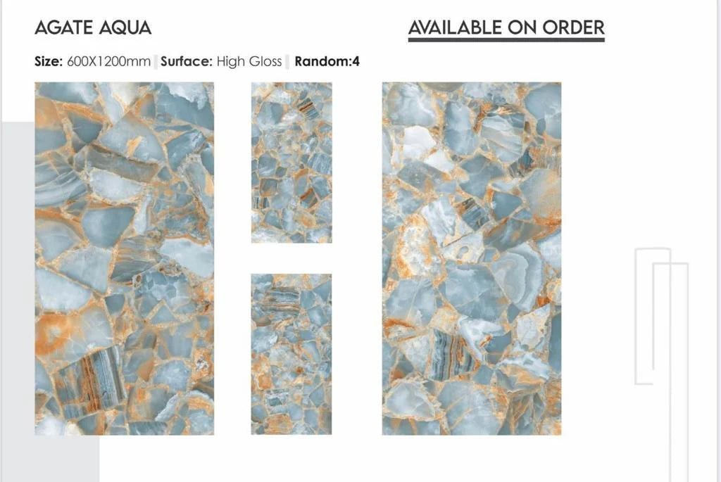 Agate Aqua 60 x 120cm