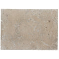 Beige agencourt limestone tile with seasoned finish featuring natural textured surface and subtle gray veining