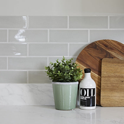 Grey 7.5 x 15 Rectangular Glazed