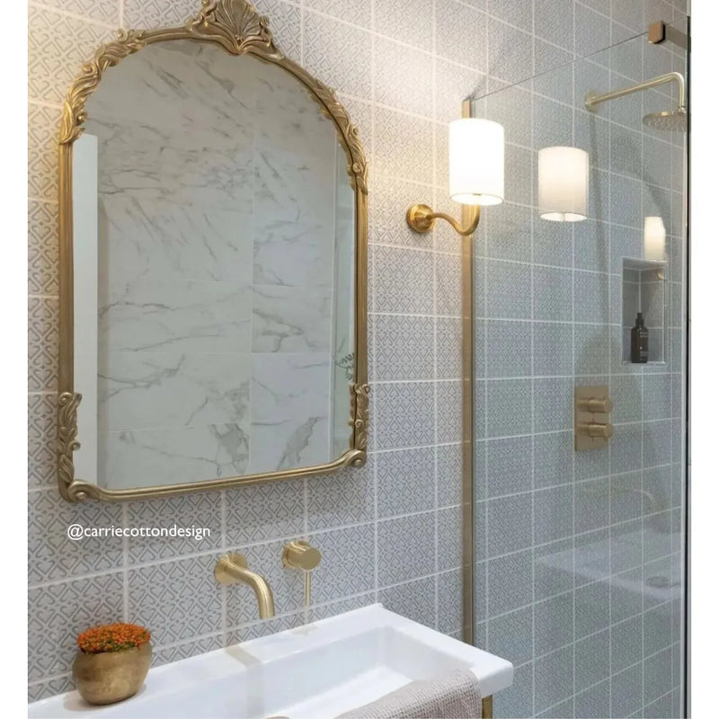 Alhambra Grey Decor 2 Glazed Tile