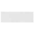A sleek rectangular white ceramic glazed tile alhambra white 7.5 x 22.5 with subtle textured surface