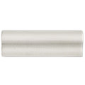 Alhambra white dado glazed off-white textured wall molding with subtle embossed pattern 5 x 15cm tile