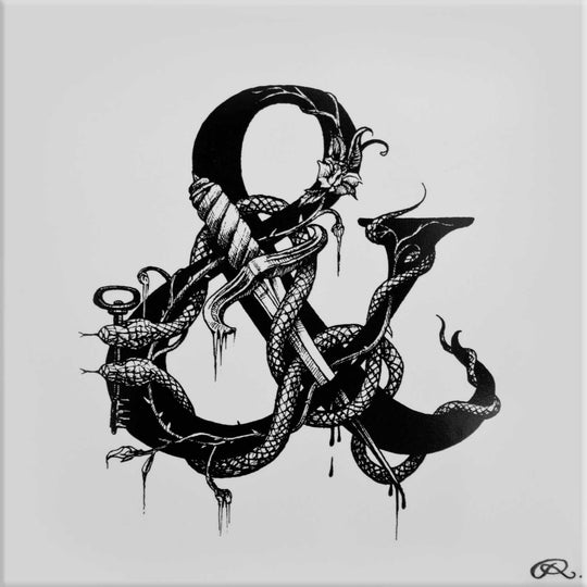 Rory Dobner & – Ampersand Alphabet Tile - Ceramic