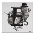 Rory Dobner E – Extinct Eccentric Alphabet Tile