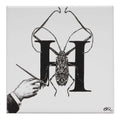 Rory Dobner H – Handrawn Harlequin Beetle Alphabet Tile
