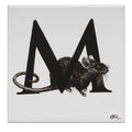 Rory Dobner M – Masked Mousie Alphabet Tile