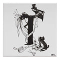Rory Dobner T – Treefrog Tailors in Tophats and Tapemeasures Alphabet Tile