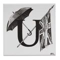 Rory Dobner U – Union of Umbrellas Alphabet Tile