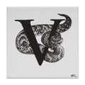 Rory Dobner V – Vandalised Viper Alphabet Tile