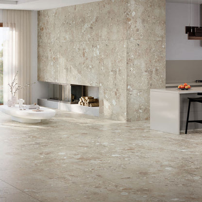 Amaya Terrazzo Natural Matt 90 x 90cm