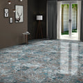 Amazon azul 60 x 120cm blue and gray marble pattern floor tiles with subtle reddish veins for elegant interiors