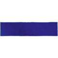 Solid royal blue rectangular cooling pad made of large brick tile for efficient heat dissipation