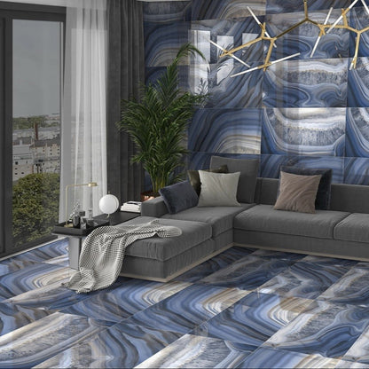 Ananas Blue 60 x 120cm