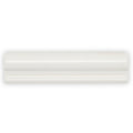 Andalucia cream glazed dado ceramic tile in cream color with a glossy finish and subtle horizontal center groove