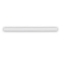 White rectangular ceramic tile with smooth glossy finish from Andalucia White Glazed Pencil collection