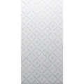 White textured wall panel arbour lattice 60x30cm with subtle diamond pattern and faint star motifs