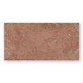 Rectangular terracotta effect ceramic tile with a textured matte finish ideal for flooring and walls
